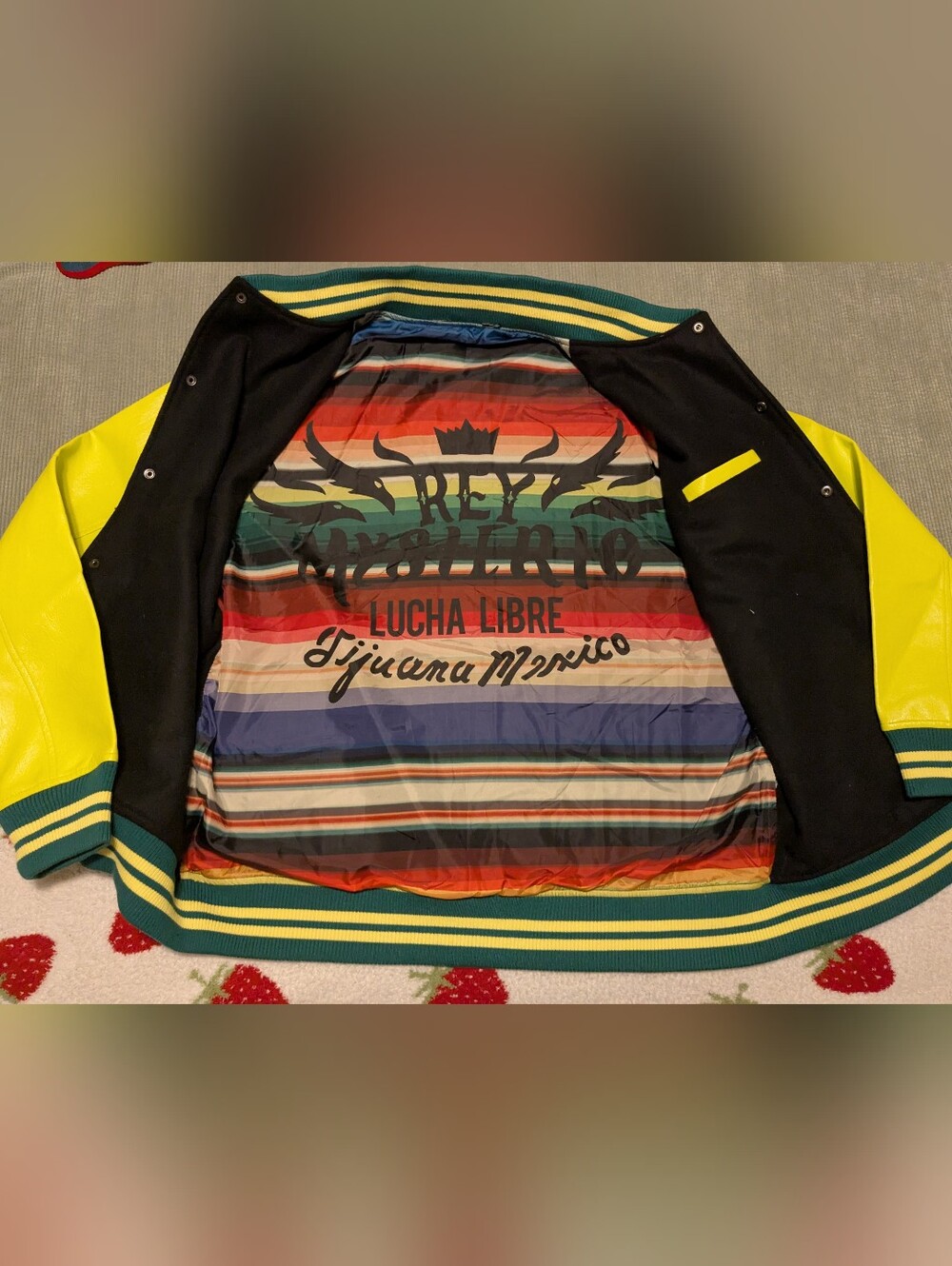 Rey Mysterio Roots of Fight Jacket Lucha Libre Collectible Wrestling XL